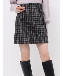 MERCURYDUO | ツイードミニスカート(スカート)