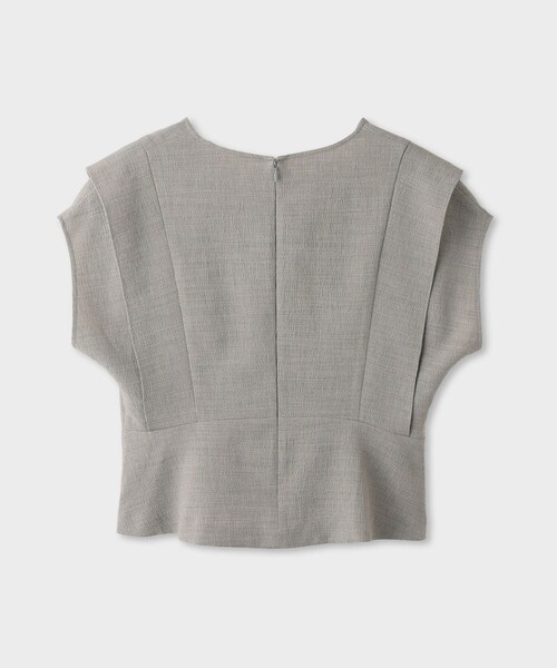 ROPE'（ロペ）の「【一部店舗限定】【REALM（レルム）】V-NECK BLOUSE｜セットアップブラウス　26SS（シャツ/ブラウス・レディース・グレー・38）」の22枚目の写真