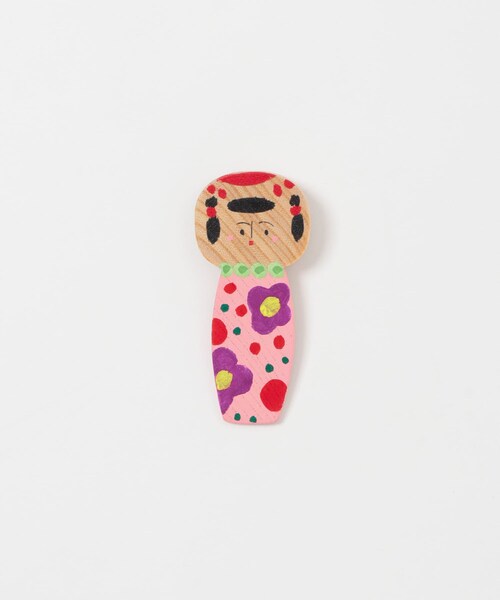 URBAN RESEARCH（アーバンリサーチ）の「すはらゆう子　こけしブローチ（ブローチ/コサージュ・メンズ・その他1/その他2/その他3/その他4・0）」の10枚目の写真