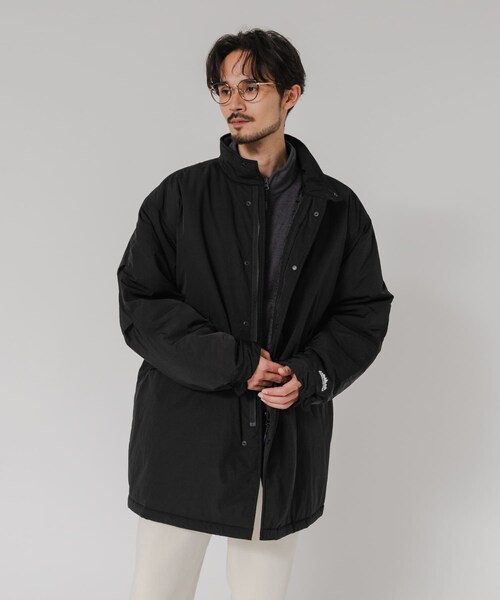 URBAN RESEARCH（アーバンリサーチ）の「『別注』THOUSAND MILE×URBAN RESEARCH　PADDED SHORT MODSCOAT（モッズコート・メンズ・BLACK/NAVY・M/L）」の8枚目の写真