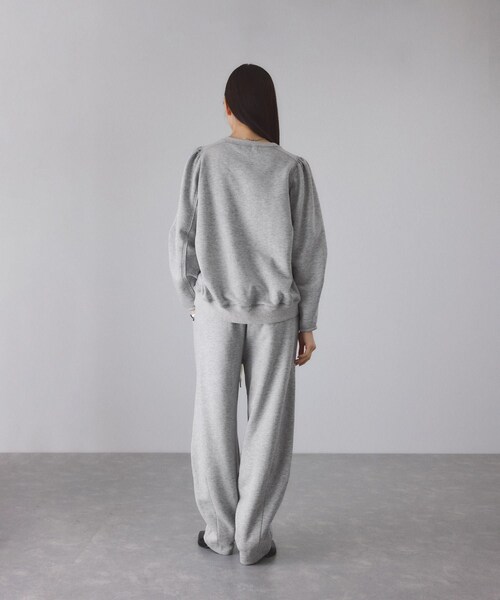 ADAM ET ROPE'(アダムエロペ)の「ウールミックスコクーンイージーパンツ(その他パンツ・レディース・グレー/キナリ系/サックス・36/38)」の10枚目の写真