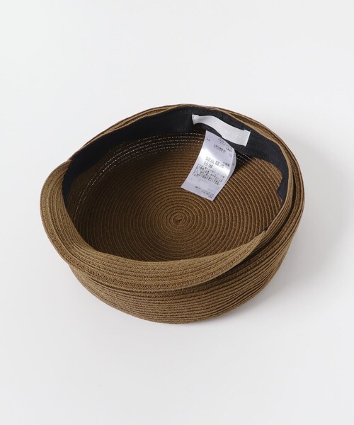 SENSE OF PLACE by URBAN RESEARCH(センスオブプレイスバイアーバンリサーチ)の「ペーパーキャスケット(キャスケット・レディース・IVORY/BROWN/BEIGE・one/One)」の11枚目の写真