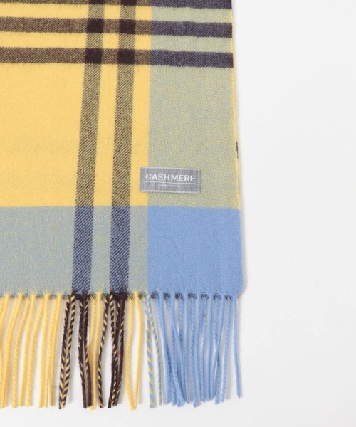 URBAN RESEARCH（アーバンリサーチ）の「チェックカシミヤマフラー（マフラー・メンズ・NAVY×CCL/BEG×BROWN/RED CHECK/BLK CHECK/YEL CHECK・FREE）」の15枚目の写真