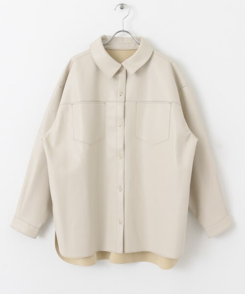 URBAN RESEARCH ROSSO（アーバンリサーチロッソ）の「オーバージャケット（その他アウター・レディース・pistachio/off・FREE）」の12枚目の写真