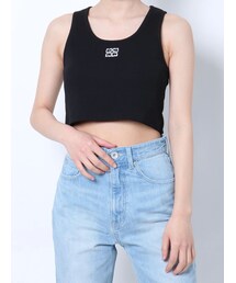 GYDA | GG embroidery テレコタンクトップ(タンクトップ)