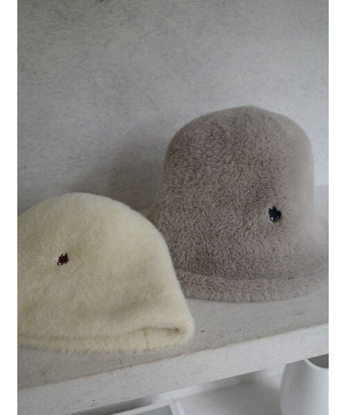LAGUNAMOON（ラグナムーン）の「【POLO BCSコラボ】バケットハット（ハット・レディース・クリーム/アイボリー/グレー・F）」の6枚目の写真