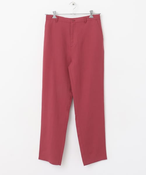 ITEMS URBANRESEARCH(アイテムズ アーバンリサーチ)の「コットン×リネン RELAX トラウザー(その他パンツ・メンズ・CHA/GRN/RED/BLK・M/L)」の4枚目の写真