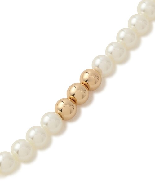 VIS(ビス)の「2WAYロングパールネックレス(ネックレス・レディース・ホワイト・F)」の10枚目の写真