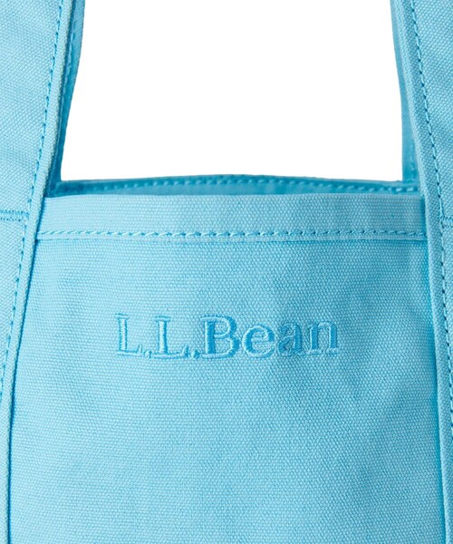 bonjour records（ボンジュールレコーズ）の「L.L.Bean/エル・エル・ビーン record tote bag for bonjor records exclusive（トートバッグ・レディース・サックス/ローズピンク・F）」の13枚目の写真
