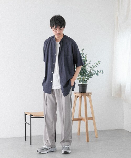 URBAN RESEARCH DOORS(アーバンリサーチドアーズ)の「FORK&SPOON ヘンプ混カットソーパンツ(その他パンツ・メンズ・GRAY/WOOD・4/5)」の8枚目の写真