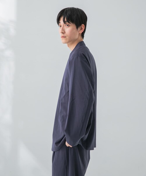 URBAN RESEARCH(アーバンリサーチ)の「『セットアップ対応』『マシンウォッシャブル』ST WASHABLE WL C/LESS JACKET(テーラードジャケット・メンズ・INK NAVY/TAUPE/BLACK TOP・M/L)」の21枚目の写真