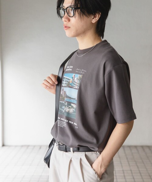SENSE OF PLACE by URBAN RESEARCH（センスオブプレイスバイアーバンリサーチ）の「Cityscape photo Short-Sleeve T-shirts（Tシャツ/カットソー・メンズ・GRAY/CHARCOAL/L.BLUE・M/L）」の21枚目の写真