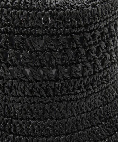 VIS（ビス）の「コーティングペーパーバケットハット（ハット・レディース・ブラック/キナリ・F）」の10枚目の写真