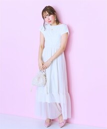 marun | 大きいサイズ チュールキャミワンピース marun(ワンピース)