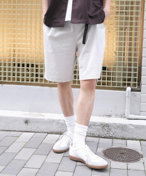 URBAN RESEARCH DOORS（アーバンリサーチドアーズ）の「FORK&SPOON　TEC LINENショートパンツ（その他パンツ・メンズ・BLACK/DARK BLUE/LIGHT GRAY・4/5）」の11枚目の写真