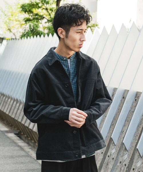 URBAN RESEARCH DOORS（アーバンリサーチドアーズ）の「コーデュロイ トラッカージャケット（テーラードジャケット・メンズ・D.CHARCOAL/BROWN/MOCHA・M/L）」の5枚目の写真