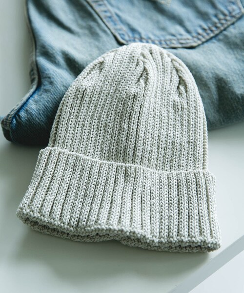 URBAN RESEARCH DOORS(アーバンリサーチドアーズ)の「ストローヤーンニットキャップ(ニットキャップ/ビーニー・メンズ・BLACK/GRAY/OFF/NAVY/OREGANO・-)」の1枚目の写真