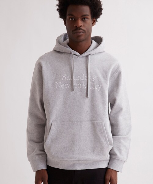Saturdays NYC（サタデーズ ニューヨークシティ ）の「DITCH MILLER STANDARD HOODIE（スウェット・レディース・ブラック/グレー・L/M/S/XL/XS）」の18枚目の写真