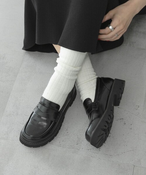 URBAN RESEARCH Sonny Label（アーバンリサーチサニーレーベル）の「晴雨兼用ローファー（ローファー・レディース・ブラック/ブラウン・S/M/L）」の4枚目の写真