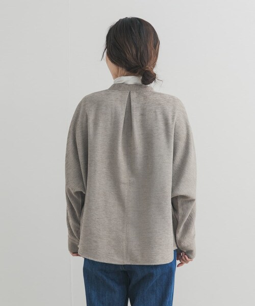 URBAN RESEARCH DOORS（アーバンリサーチドアーズ）の「ドルマンバンドカラーシャツ（シャツ/ブラウス・レディース・BEIGE/CHARCOAL・Free）」の17枚目の写真