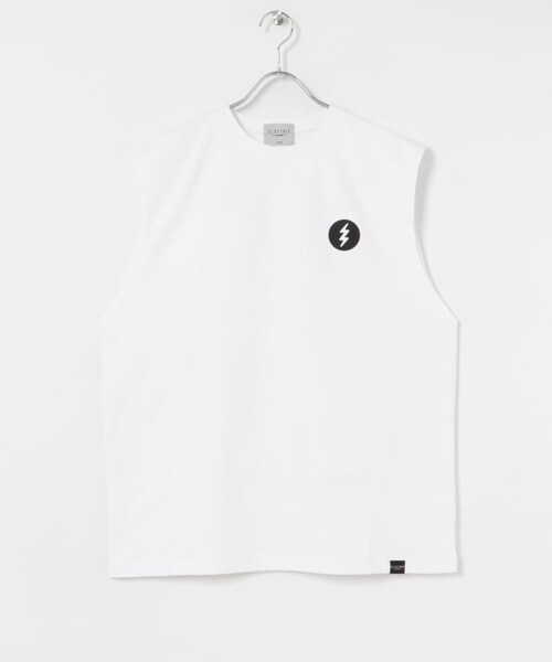 URBAN RESEARCH(アーバンリサーチ)の「ELECTRIC ICON LOGO DRY NO SLEEVE(タンクトップ・メンズ・WHITE/BLACK・L/XL/XXL)」の3枚目の写真