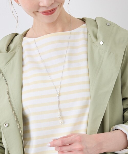 ROPE' PICNIC(ロペピクニック)の「パールトップラリエットネックレス(ネックレス・レディース・ゴールド/シルバー・F)」の5枚目の写真