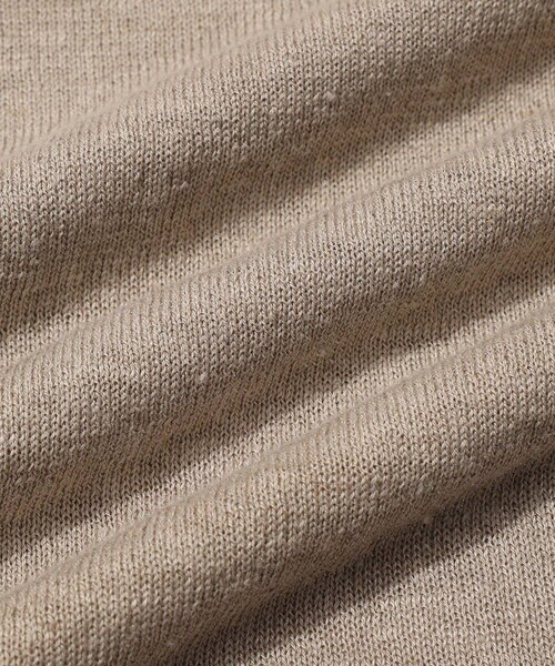 ADAM ET ROPE'(アダムエロペ)の「【Yonetomi/ヨネトミ】AMA LINEN KNIT TEE(Tシャツ/カットソー・メンズ・ベージュ・2/3/4)」の14枚目の写真