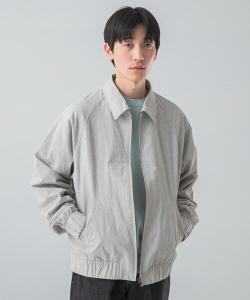 URBAN RESEARCH（アーバンリサーチ）の「『セットアップ対応』MADARA MIST COTTON BLOUSON（ブルゾン・メンズ・GRAY/CHARCOAL・M/L）」の5枚目の写真