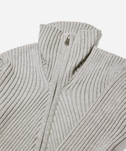 Saturdays NYC（サタデーズ ニューヨークシティ ）の「LEAH CASHMERE ZIP SWEATER（ニット/セーター・レディース・チャコール/グレー・XS/L/XL）」の15枚目の写真