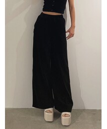 GYDA | 【SET着用可】カットコーデュロイワイドパンツ(スウェットパンツ)