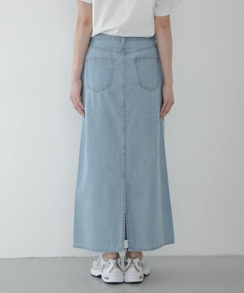 URBAN RESEARCH Sonny Label（アーバンリサーチサニーレーベル）の「ライトオンスIラインデニムスカート（デニムスカート・レディース・アイボリー/ライトインディゴ・36/38）」の14枚目の写真