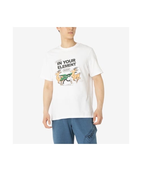 Reebok（リーボック）の「クラブ グラフィック Tシャツ / CLUB GRAPHIC TEE （アウトドア/スポーツ・メンズ・100263164/100263165/100263500・S/M/L/XL/LL）」の4枚目の写真