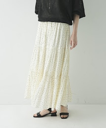 URBAN RESEARCH | ギャザーティアードドットスカート(スカート)