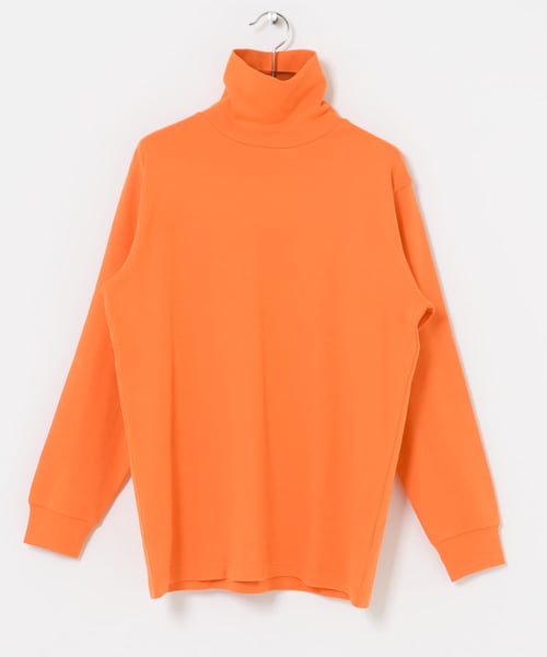 URBAN RESEARCH(アーバンリサーチ)の「DRESS Cotton Plane Turtleneck(Tシャツ/カットソー・メンズ・WHITE/BLACK/SAGE GREEN/NAVY/ORANGE/PURPLE/TURQUOISE・M/L)」の7枚目の写真