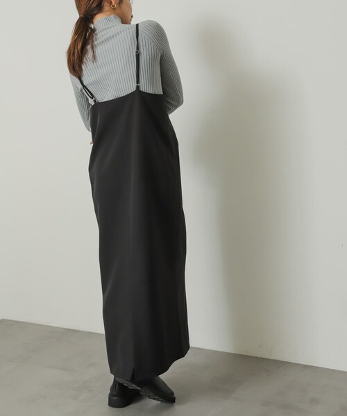 SENSE OF PLACE by URBAN RESEARCH（センスオブプレイスバイアーバンリサーチ）の「ストレートキャミワンピース（ワンピース・レディース・NAVY/BEIGE/BLACK・one）」の7枚目の写真
