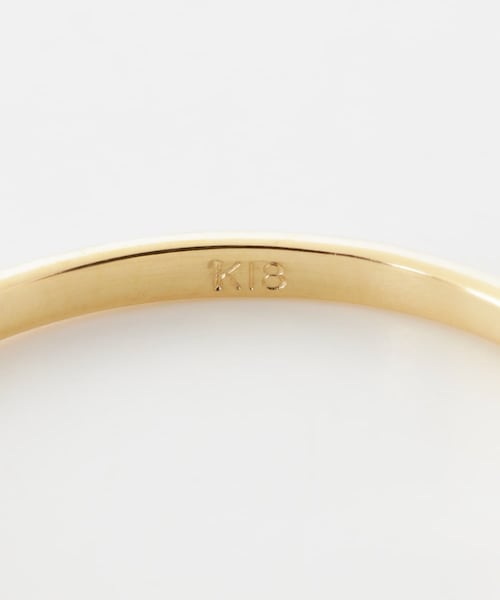 URBAN RESEARCH（アーバンリサーチ）の「decor『デコール』　18K BasicRing（リング・レディース・18KYG・11/13/15）」の9枚目の写真