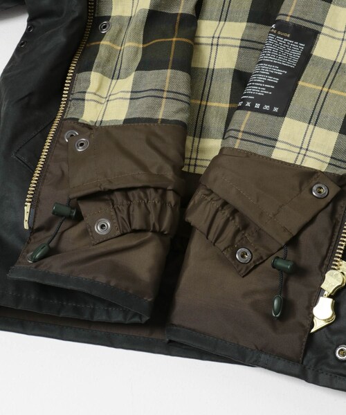 URBAN RESEARCH DOORS（アーバンリサーチドアーズ）の「Barbour　OS TRANSPORT WAX JACKET（テーラードジャケット・メンズ・BLACK/D.BROWN/SAGE・36/38/40）」の17枚目の写真