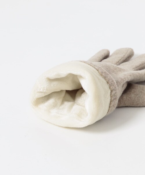 URBAN RESEARCH Sonny Label（アーバンリサーチサニーレーベル）の「ウールミックスニットグローブ（ベルト・レディース・グレー/ブラック/ベージュ・One）」の17枚目の写真