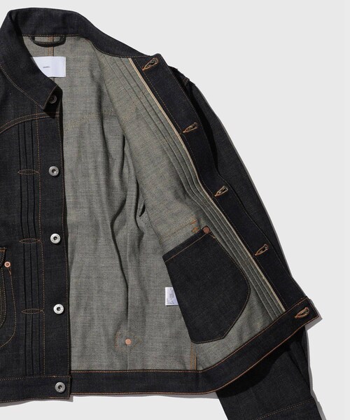 ADAM ET ROPE'(アダムエロペ)の「【SUGARHILL/シュガーヒル】CLASSIC DENIM JACKET(デニムジャケット・メンズ・ネイビー・2/3)」の12枚目の写真