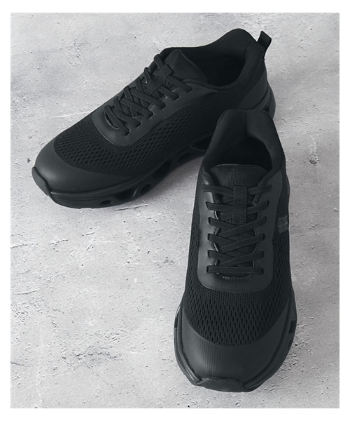 nissen（ニッセン）の「スライドフィット　高通気ハンズフリースニーカー　アーノルドパーマー（スニーカー・メンズ・オールブラック/グレー・25.0cm/25.5cm/26.0cm/26.5cm/27.0cm/28.0cm）」の13枚目の写真