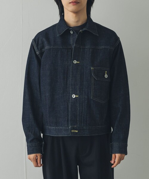 URBAN RESEARCH DOORS(アーバンリサーチドアーズ)の「marka TYPE-1 DENIM JACKET(デニムジャケット・メンズ・INDIGO・2/3)」の2枚目の写真
