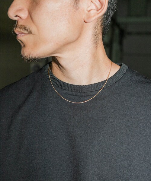 URBAN RESEARCH(アーバンリサーチ)の「Wide Dad Wide dad 18K Necklace(ネックレス・メンズ・GOLD・FREE)」の7枚目の写真