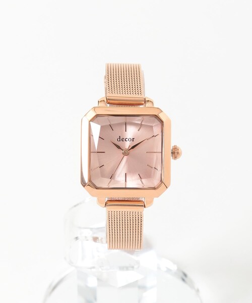 URBAN RESEARCH(アーバンリサーチ)の「decor『デコール』 MeshBeltWatch(アナログ腕時計・レディース・Silver/RoseGold・-)」の11枚目の写真