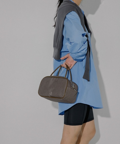 RODE SKO（ロデスコ）の「hun RODESKO　Marbling boston（ボストンバッグ・レディース・SALLOW/CCL BROWN・one）」の2枚目の写真