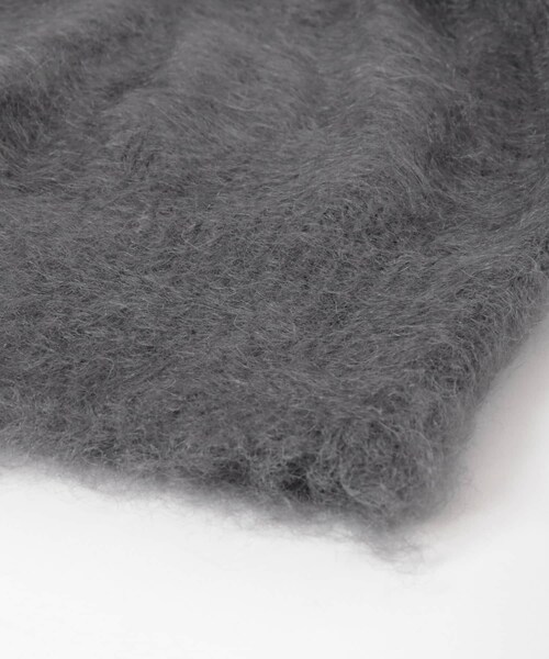 RODE SKO（ロデスコ）の「ASAUCE MELER　モヘアシルクヘアリーコンパクトワッチ（ニットキャップ/ビーニー・レディース・SteelGray/NAVY・one）」の5枚目の写真