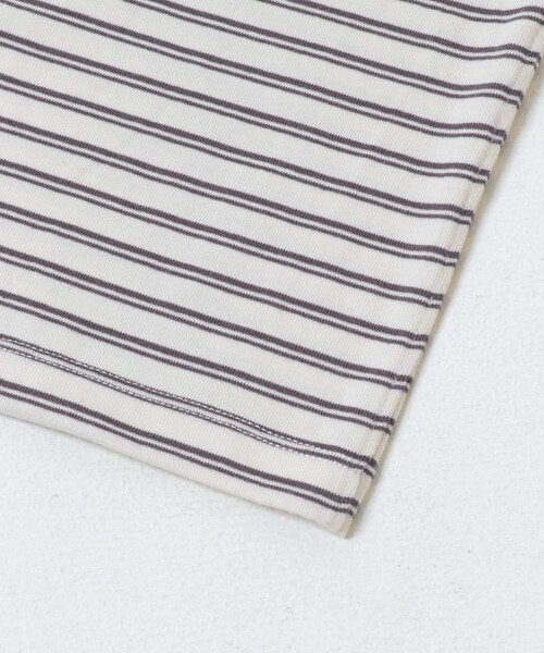 URBAN RESEARCH DOORS(アーバンリサーチドアーズ)の「DANTON SHORT T-SHIRTS(Tシャツ/カットソー・レディース・BEIGE×PUR/GREY×GRE/ECRU×DKBE・S)」の9枚目の写真