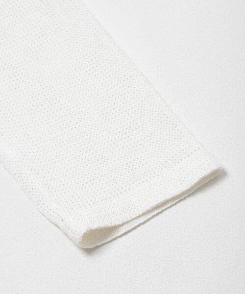 URBAN RESEARCH(アーバンリサーチ)の「PURLAM WASHI L-G TENJIKU JACKET(ニット/セーター・メンズ・WHITE/BLACK・2/3)」の5枚目の写真
