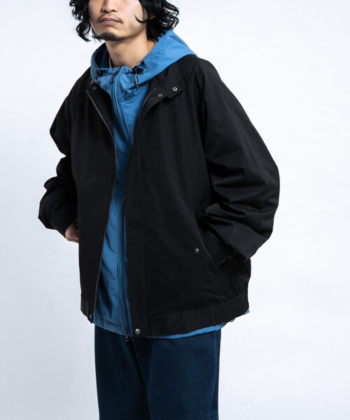 EKAL(エカル)の「SOLOTEXツイルスタンドジャケット(ブルゾン・メンズ・ネイビー/ブラック・M/L)」の5枚目の写真