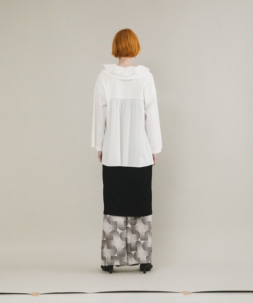 LAATO（ラート）の「frill skipper blouse（シャツ/ブラウス・レディース・パール/セメント・FREE）」の9枚目の写真