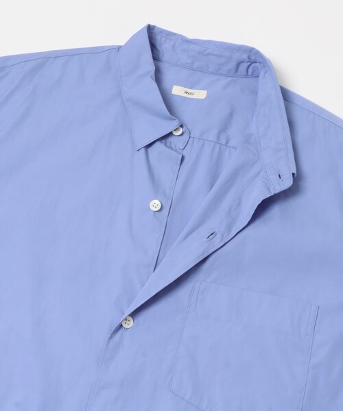 URBAN RESEARCH DOORS(アーバンリサーチドアーズ)の「awasa レギュラーカラーシャツ(シャツ/ブラウス・メンズ・BLUE/BLUE ST・3/2)」の8枚目の写真